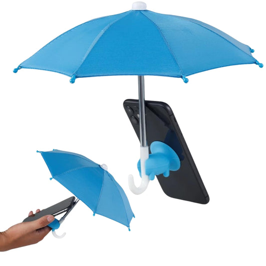 Phone Anti-Glare Sun Blocker Umbrella with Suction Cup Phone Stand